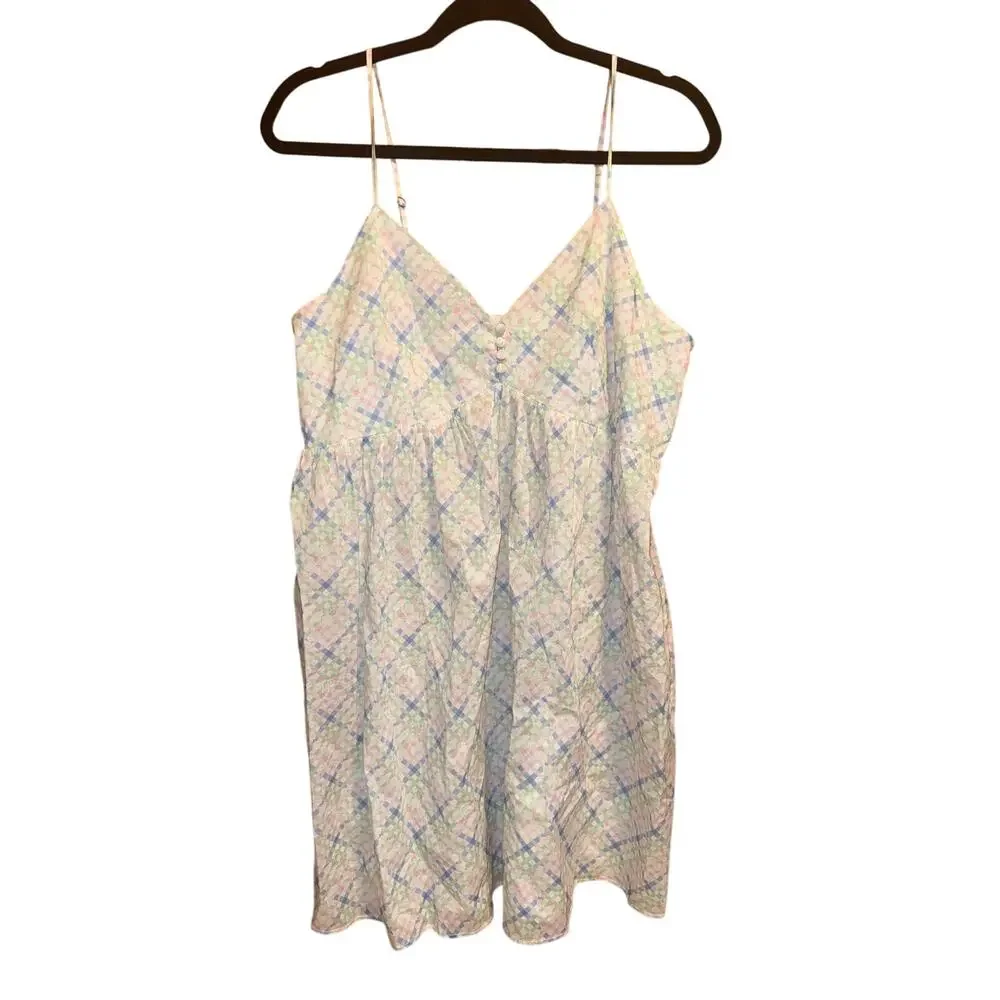 Frankie’s Bikinis‎ Djerf Avenue Airy Poplin Mini Dress in Cottage Meadow Medium